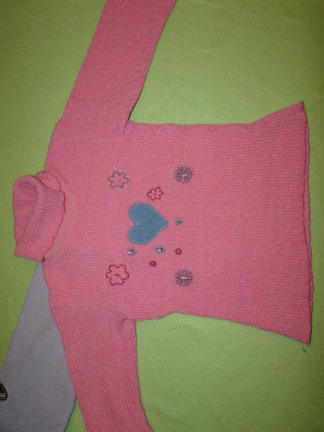 4ks v.98 mikina/bunda šusťákové kalhoty svetr, 86–98