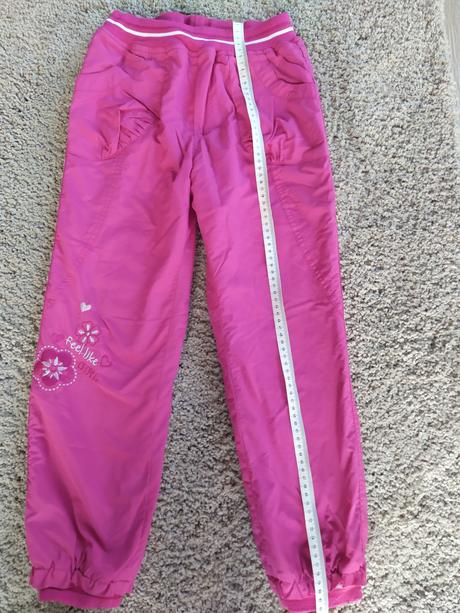 Růžové zateplené kalhoty, good children,134