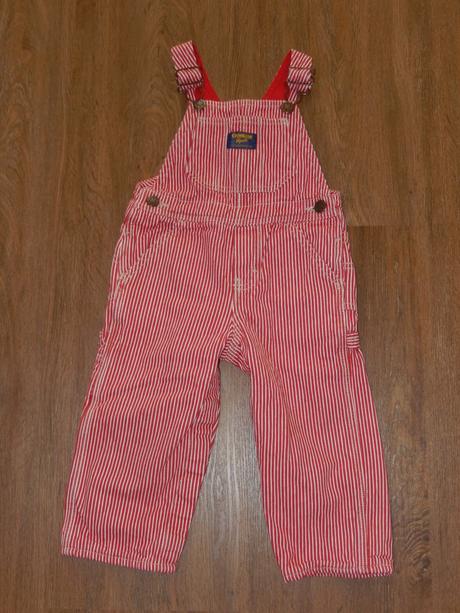 Pruhované podšité kalhoty, oshkosh,92