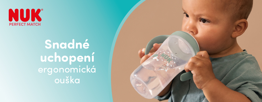 Lahvička na učení NUK Perfect Match