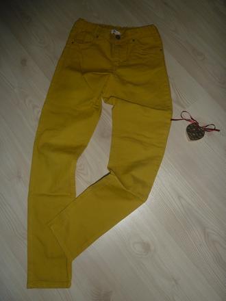 Skinny průžné džíny, h&m,152