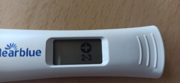 Digitální Clearblue a zobrazení týdnů