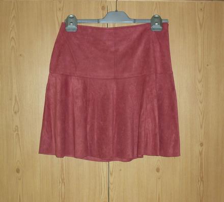 Cihlově červená dámská sukně takko fashion, takko,40