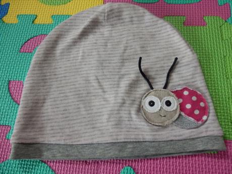 Šedorůžová čepička s beuškou, vel. 52,