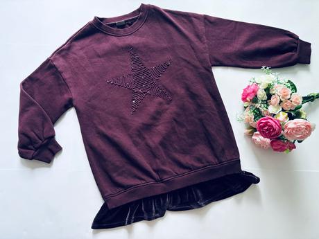 K1/ mikina delší s volánem - v.7 let, next,122