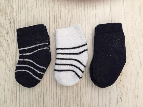 Froté ponožky na miminko, c&a,62