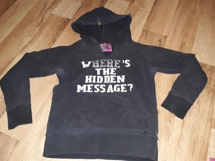 Unisex mikina přes hlavu, vel odhaduji 128/134, 134