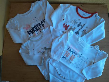 4ks dětských body s dl rukávem, 80