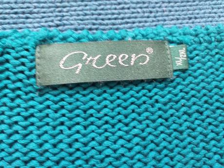 Zelená halenka 3/4 rukáv xl/2xl, 44