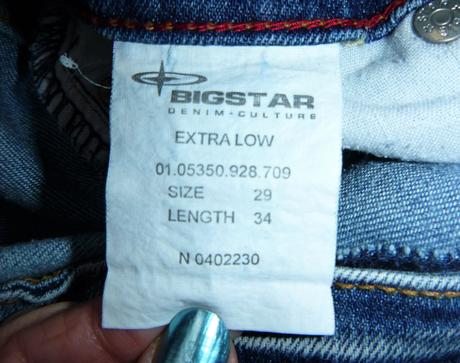 Dáské džíny big-star - vel.m-max.l, m