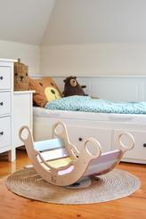 ELIS DESIGN Montessori duhová houpačka 5in1