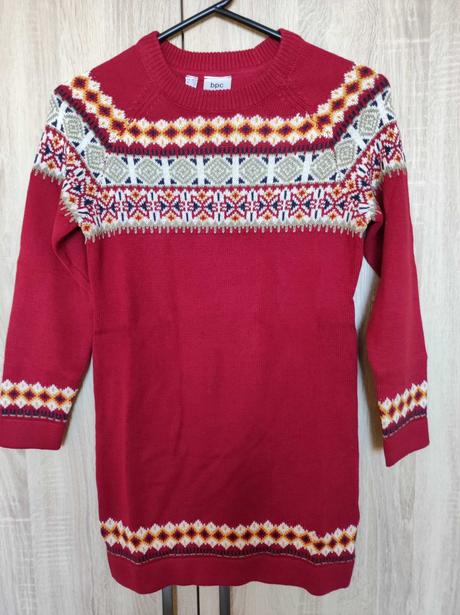 Dívčí pletené šaty bonprix vel. 152/158, bonprix,152