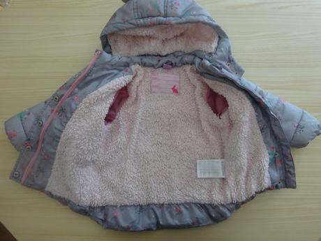 Zimní šedá bunda, vel. 80, dopodopo,80
