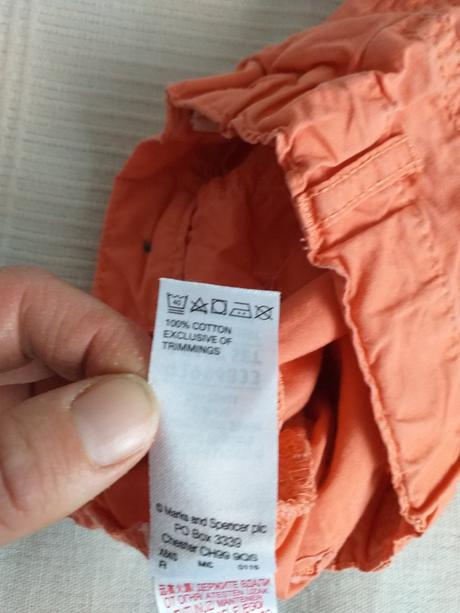 Kraťasy marks&spencer vel. 6-9 měs/74, marks & spencer,74
