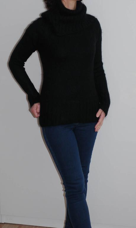 Cerny teply rolak, h&m,s