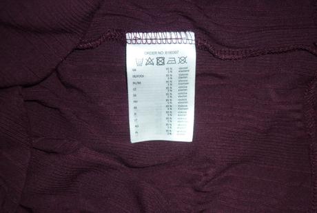 Vínové dámské žebrované šaty takko fashion, takko,xs