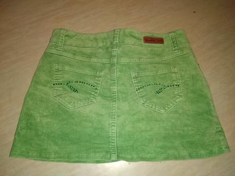 Zelená sukně - kraťásky limited too 128, 128