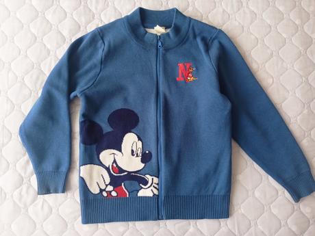 Svetřík na zip mickey, 116/122, 122