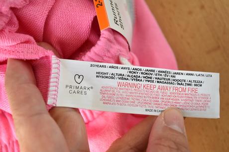 Kraťasy vel. 2 - 3 roky, primark,98