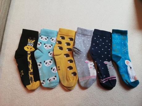 Sada dívčích ponožek vel. 33-35., 33