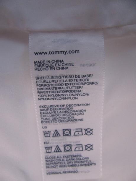 Dámská bílo černá bunda-tommy hilfiger, tommy hilfiger,m