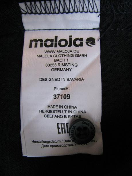 Dámská tmavě modrá halenka,3/4 rukáv, maloja, l