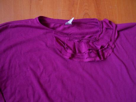 Fialové triko širší střih vel. 140, zara,140