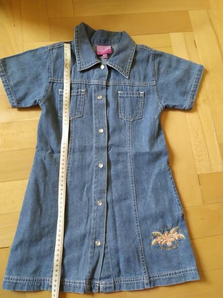 Riflové šaty, tik & tak,116