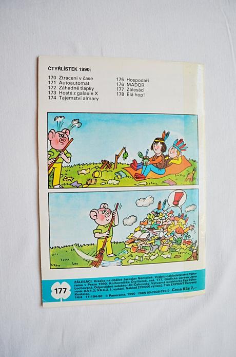 Dětský časopis čtyřlístek 177/ zálesáci,