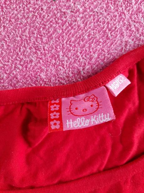 Tričko hello kitty sanrio červené, hello kitty,128