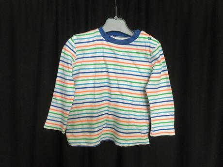 Vel. 86 proužkované triko s patenty, 86