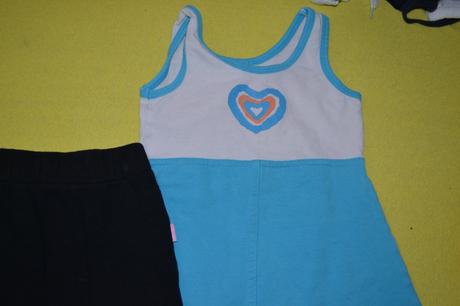 Elastická sukně na 1-2roky a šaty zdarma, 86–98