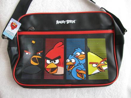 Černá taška přes rameno angry birds/unisex, 