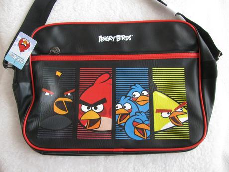Černá taška přes rameno angry birds/unisex,