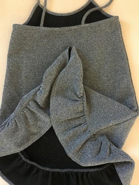 Stříbrné minišaty/top, vel xs/s, v by very, s