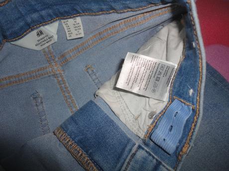 Drbané rifle hm, bezva stav, vel. 10-11 let, h&m,140