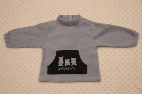 Fleecová mikina, 80