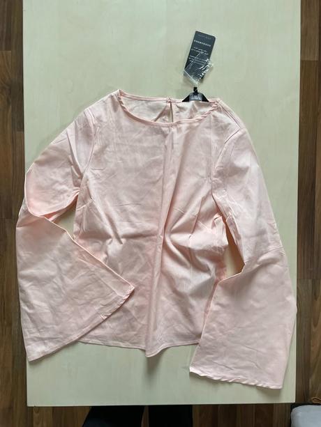 Nová meruňková halenka s rozšíř. rukávem, vel xs, new look,xs