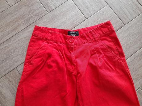 Červené riflovinové "mrkváče", zn. gate, vel.36, gate,36