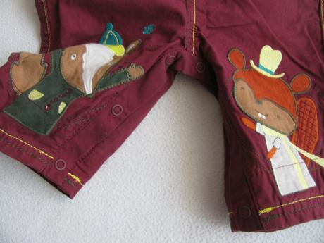 Plátěné kalhoty s laclem, george,68