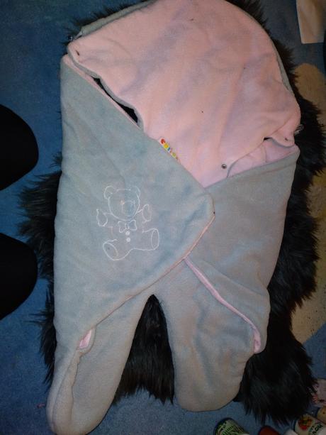 Zavinovačka, fusak do kočáru emitex medvídek, emitex