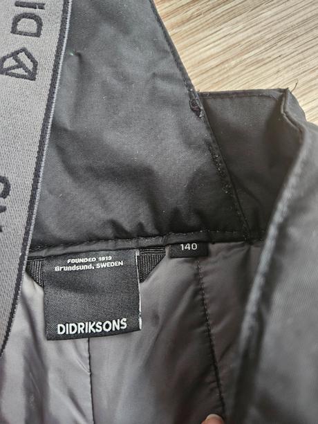 Zimní kalhoty didriksons černé, didriksons1913,140