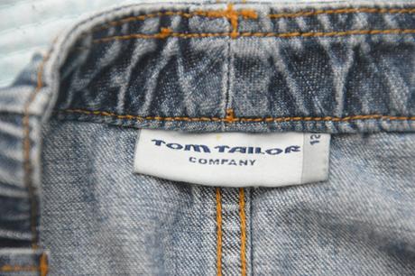 128 delší džínová sukně, tom tailor,128