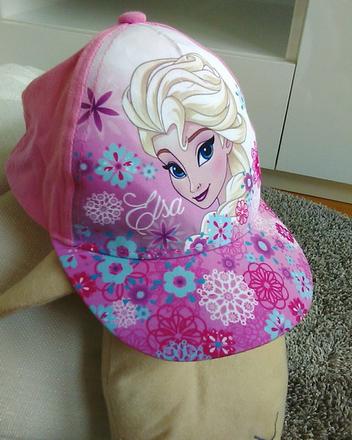 Frozen elsa kšiltovka růžová na suchý zip, disney,86
