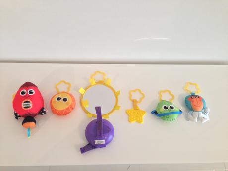 Hrací deka lamaze vesmír+kolotoč+usínaček+kousátko, 