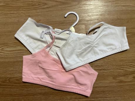Dívčí podprsenky - 3ks - f&f, vel. 140, f&f,140
