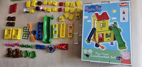 Peppa pig stavebnice play big, kompatibilní s legp,