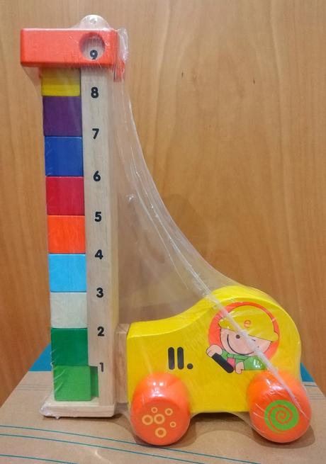 Dřevěné kostky s čísly, 