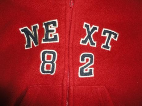 Rozpínací fleec mikina next, vel. 9-12 měsíců, next,80