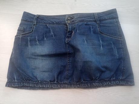 Džínová minisukně 38,m, 38